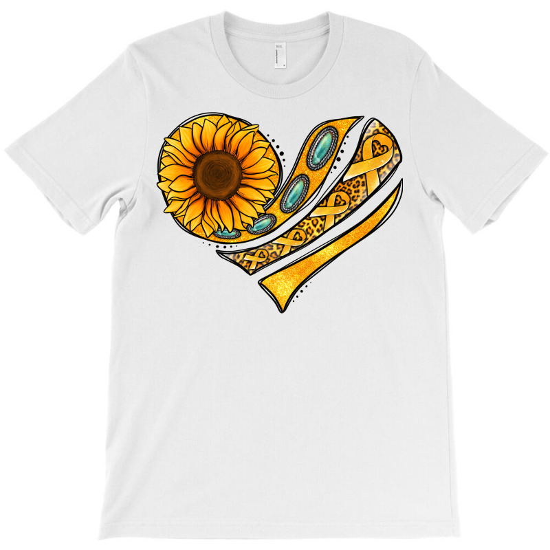 Childhood Cancer Awareness Heart T-shirt | Artistshot