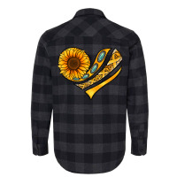 Childhood Cancer Awareness Heart Flannel Shirt | Artistshot