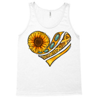 Childhood Cancer Awareness Heart Tank Top | Artistshot