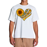 Childhood Cancer Awareness Heart Urban Heavy T-shirt | Artistshot