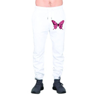 Floral Pink Butterfly Urban Sweatpant | Artistshot