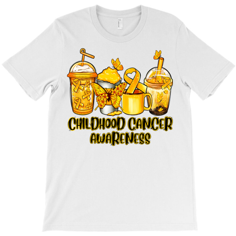 Childhood Cancer Awareness Coffee Cups T-shirt | Artistshot