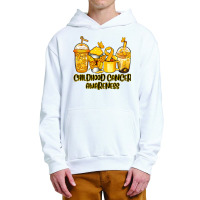 Childhood Cancer Awareness Coffee Cups Urban Pullover Hoodie | Artistshot