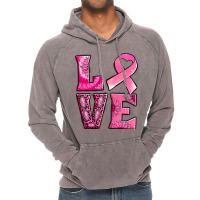 Breast Cancer Love Vintage Hoodie | Artistshot