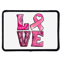 Breast Cancer Love Rectangle Patch | Artistshot