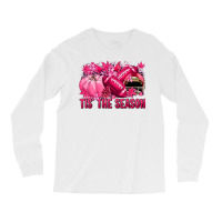 Tis' The Season Football Breast Cancer Long Sleeve Shirts | Artistshot