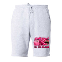 Tis' The Season Football Breast Cancer Fleece Short | Artistshot