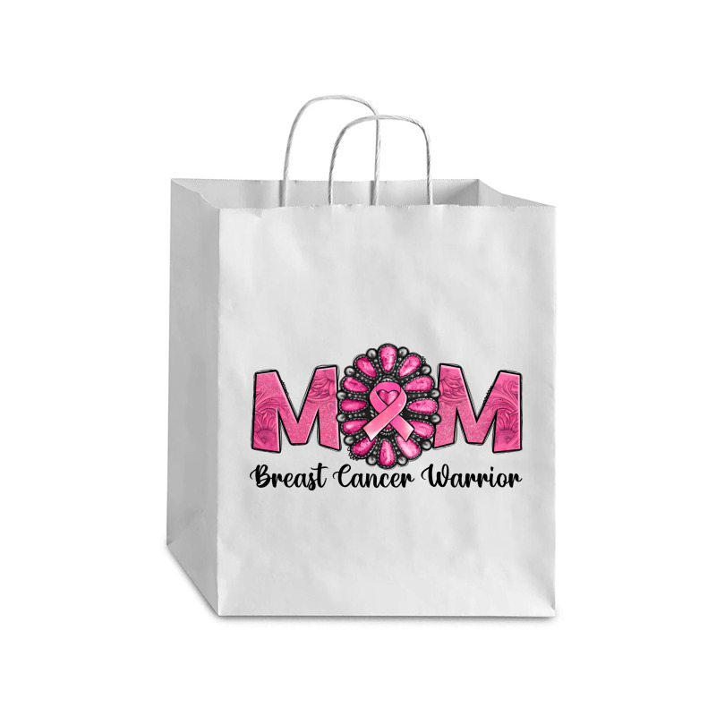 Breast Cancer Warrior Mom Debie Paper Bag - 10 X 5 X 13 | Artistshot