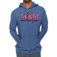 Breast Cancer Warrior Mom Lightweight Hoodie | Artistshot