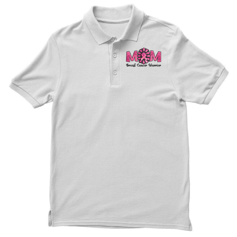 Breast Cancer Warrior Mom Men's Polo Shirt | Artistshot