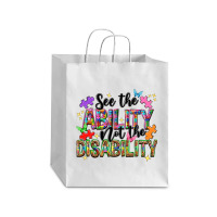 See The Ability Not The Disability Debie Paper Bag - 10 X 5 X 13 | Artistshot