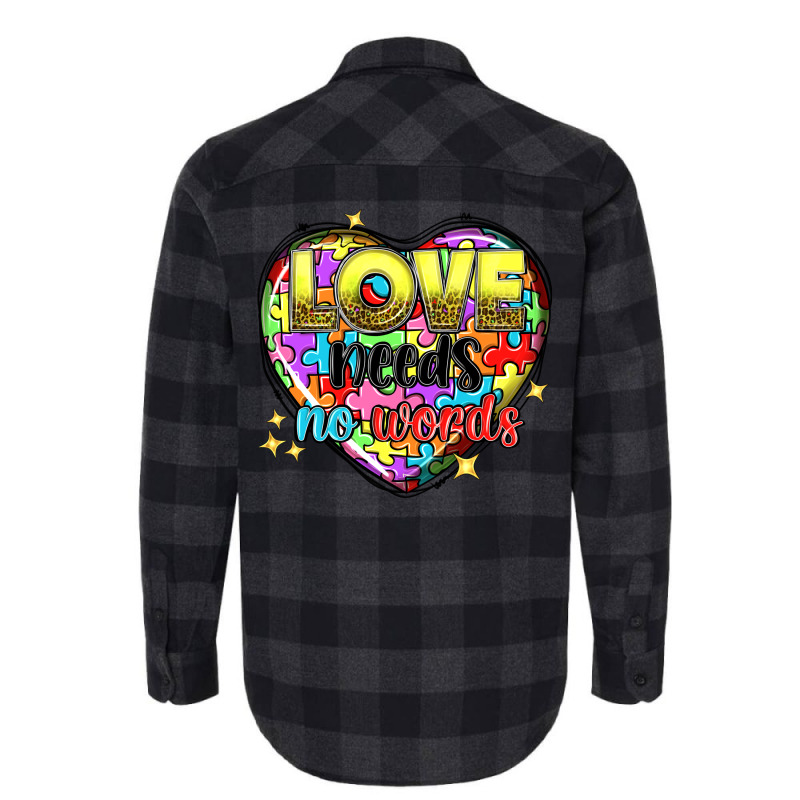 Love Needs No Words Flannel Shirt | Artistshot