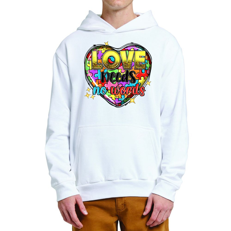 Love Needs No Words Urban Pullover Hoodie | Artistshot