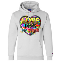 Love Needs No Words Champion Hoodie | Artistshot