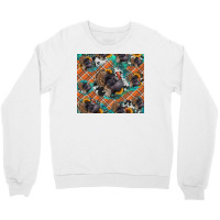 Thanksgiving Turkey Sunflower Turquoise Crewneck Sweatshirt | Artistshot