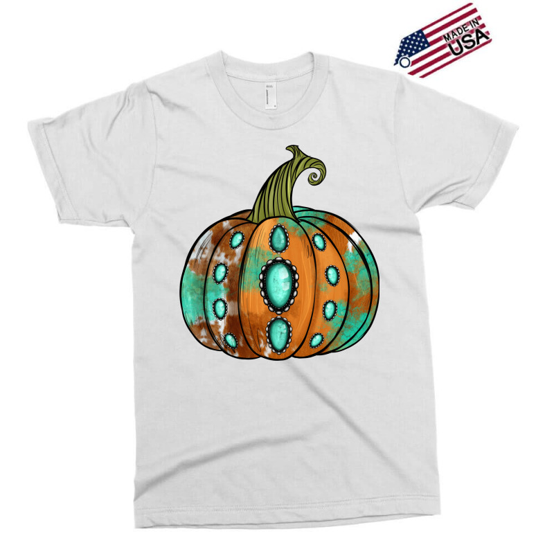 Western Cowhide Turquoise Pumpkin Exclusive T-shirt | Artistshot