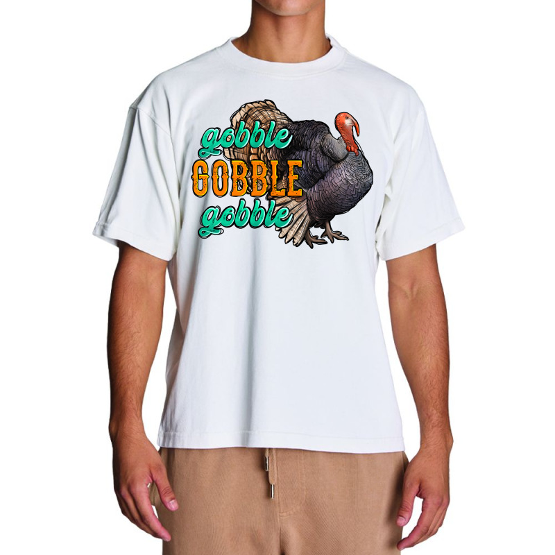 Thanksgiving Turkey Gobble Gobble Urban Heavy T-shirt | Artistshot