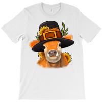 Thanksgiving Cow T-shirt | Artistshot