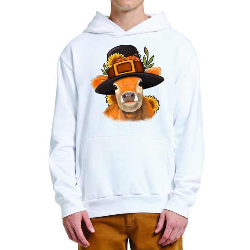 Thanksgiving Cow Urban Pullover Hoodie | Artistshot