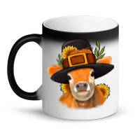 Thanksgiving Cow Magic Mug | Artistshot