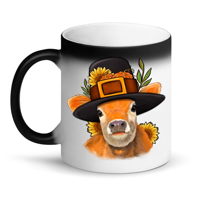 Thanksgiving Cow Magic Mug | Artistshot