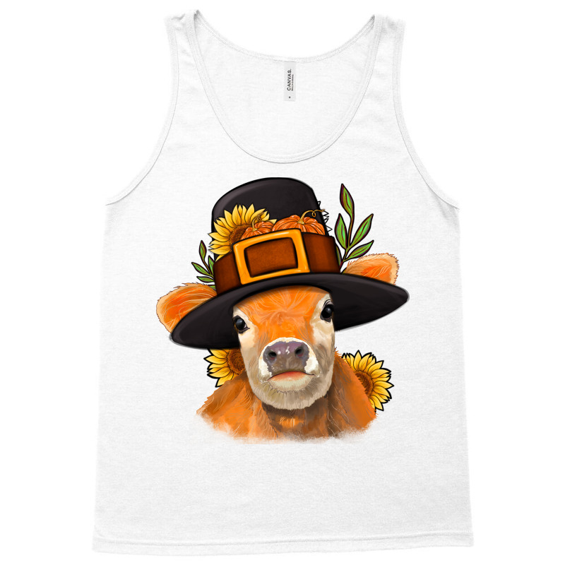 Thanksgiving Cow Tank Top | Artistshot