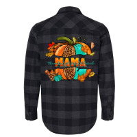 Thankful Grateful Blessed Mama Pumpkin Flannel Shirt | Artistshot