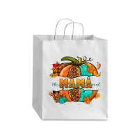 Thankful Grateful Blessed Mama Pumpkin Debie Paper Bag - 10 X 5 X 13 | Artistshot