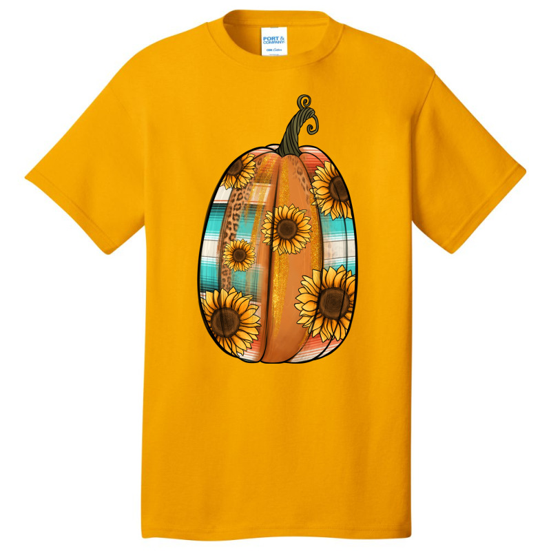 Serape Sunflower Pumpkin Basic T-shirt | Artistshot