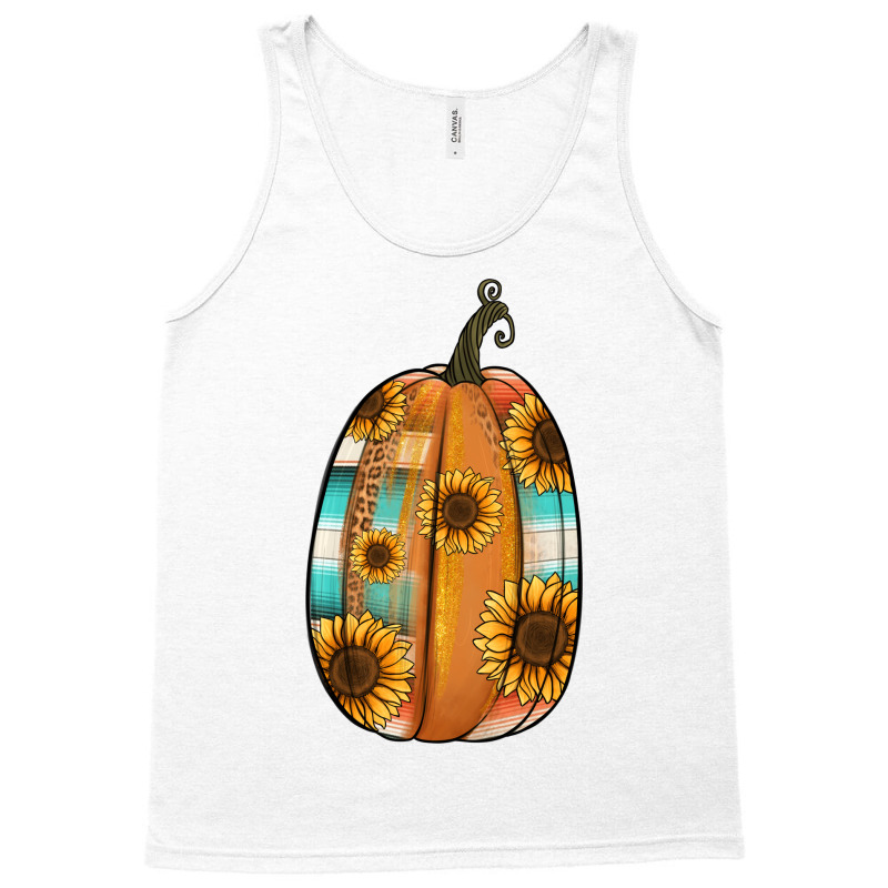 Serape Sunflower Pumpkin Tank Top | Artistshot