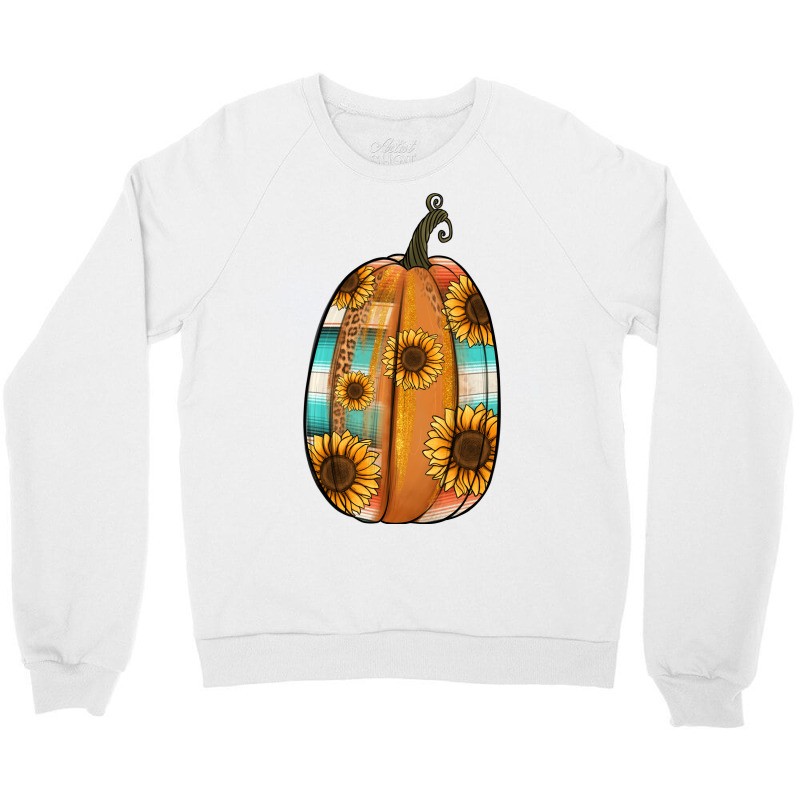 Serape Sunflower Pumpkin Crewneck Sweatshirt | Artistshot