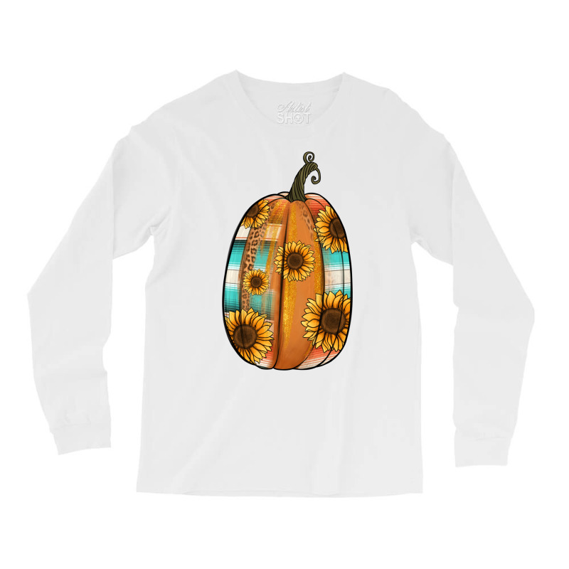 Serape Sunflower Pumpkin Long Sleeve Shirts | Artistshot