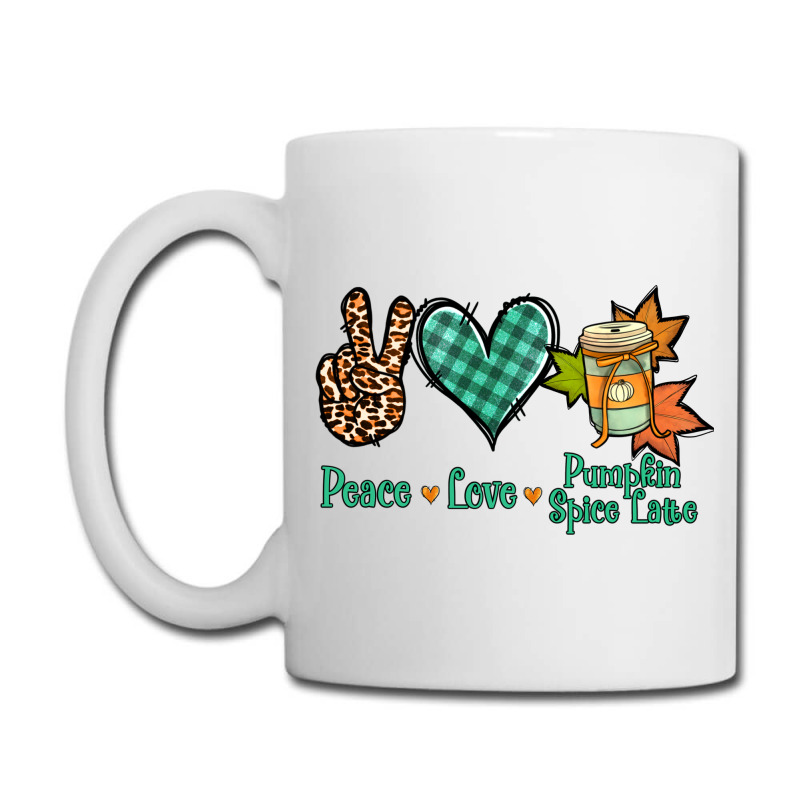 Peace Love Pumpkin Spice Latte Coffee Mug | Artistshot