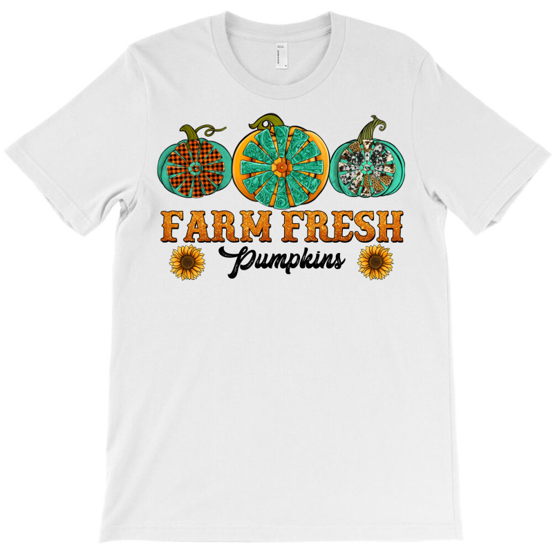 Orange Glitter Pumpkin T-shirt | Artistshot