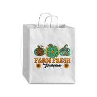 Orange Glitter Pumpkin Debie Paper Bag - 10 X 5 X 13 | Artistshot