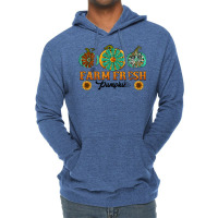 Orange Glitter Pumpkin Lightweight Hoodie | Artistshot