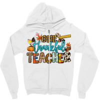 One Thankful Teacher Zipper Hoodie | Artistshot