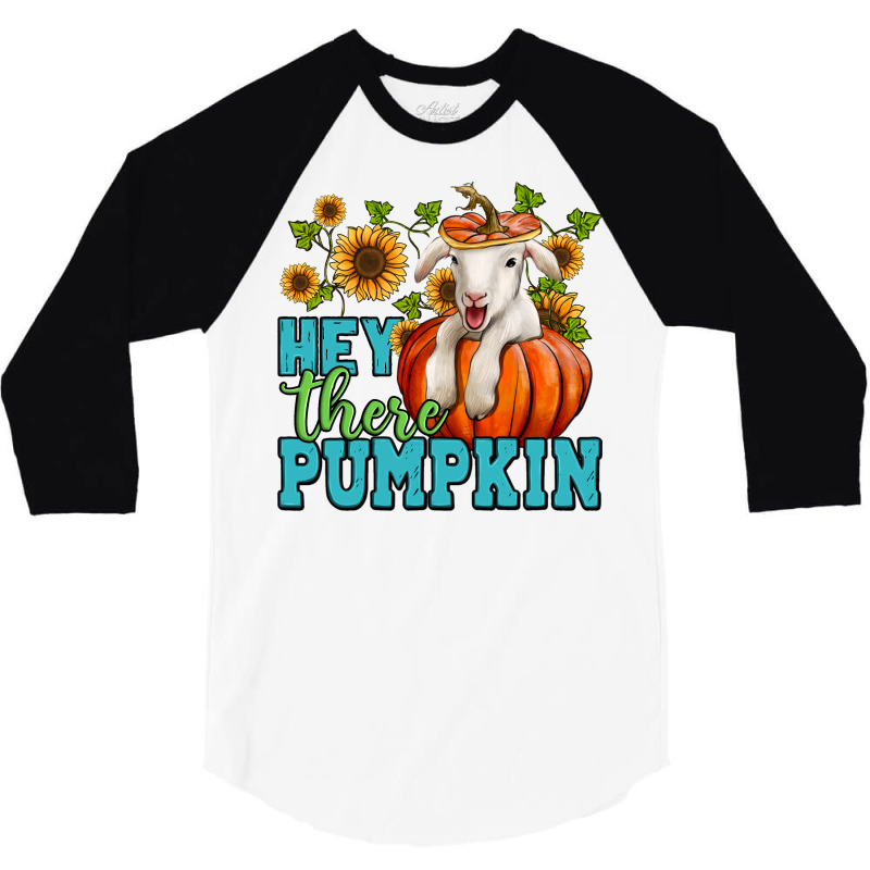 Hey There Pumpkin Lamb 3/4 Sleeve Shirt | Artistshot