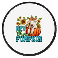 Hey There Pumpkin Lamb Round Patch | Artistshot