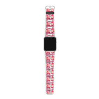 Happy Hallothanksmas Pigs Pink Apple Watch Band | Artistshot