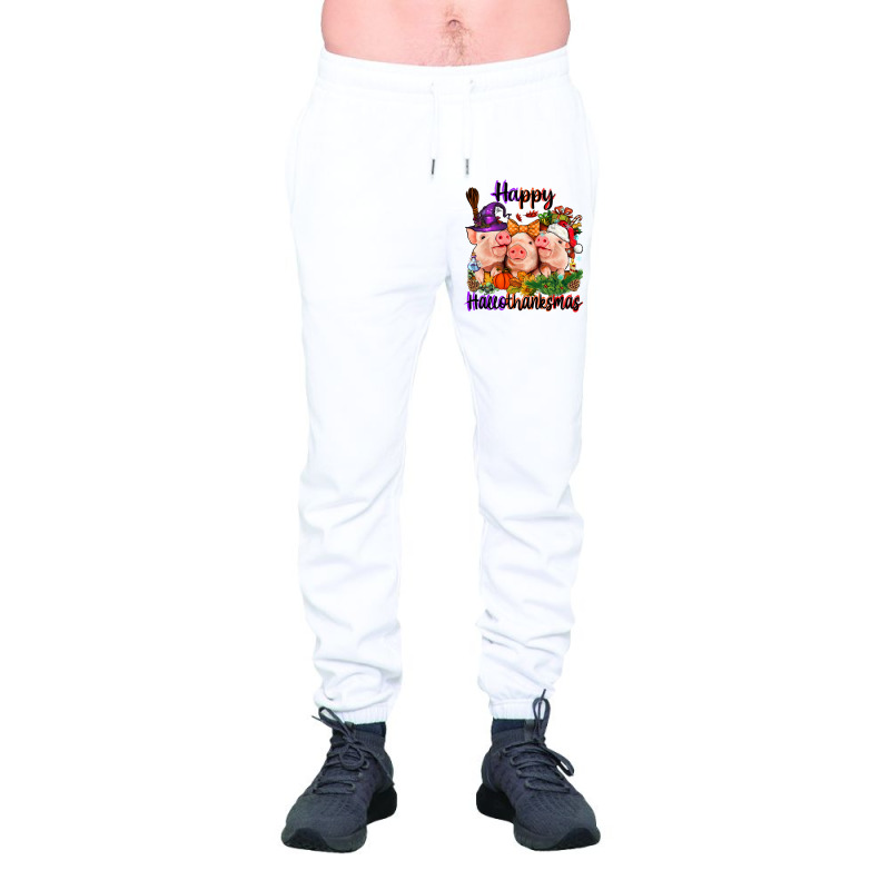 Happy Hallothanksmas Pigs Urban Sweatpant | Artistshot