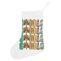 Gobble Till You Wobble Thanksgiving Turkey Holiday Stocking | Artistshot