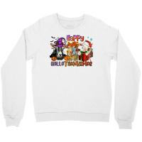 Happy Hallothanksmas Goats Crewneck Sweatshirt | Artistshot