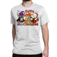 Happy Hallothanksmas Goats Classic T-shirt | Artistshot