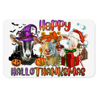 Happy Hallothanksmas Goats Atv License Plate | Artistshot