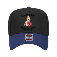 Stealing Hearts Blasting Farts Petit Basset Griffon Vendeen Sweatshirt Adjustable Baseball Cap | Artistshot