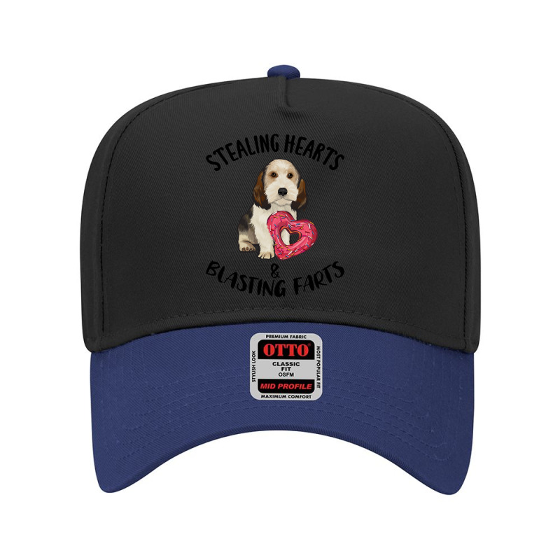 Stealing Hearts Blasting Farts Petit Basset Griffon Vendeen Sweatshirt Adjustable Baseball Cap by agueron | Artistshot