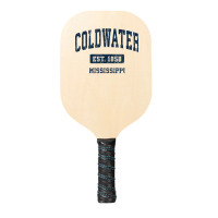 Coldwater Mississippi Ms Vintage Athletic Sports Design T Shirt Pickleball Paddle | Artistshot