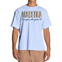 Maestra Siempre Ahí Para Ti Spanish Teacher Bilingue T Shirt Urban Heavy T-shirt | Artistshot