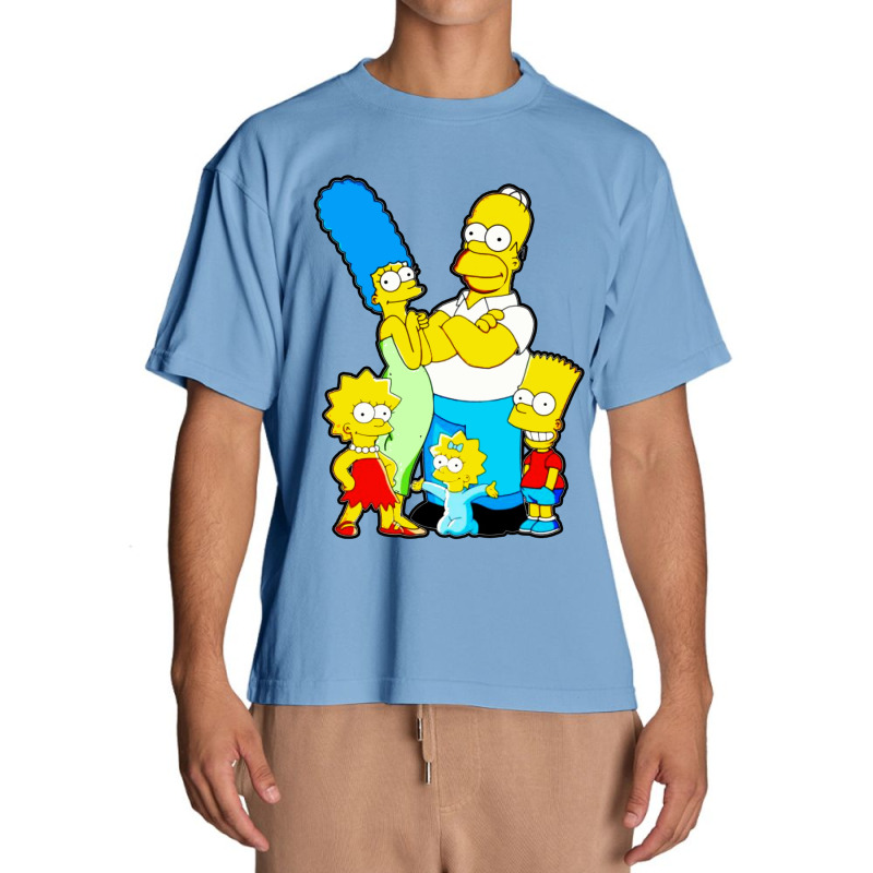 The Simpson Family Urban Heavy T-shirt by Jendral | Artistshot